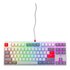 Cherry K4V2 TKL tastiera Gaming USB QWERTY Inglese US Grigio, Grigio chiaro, Rosso