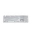 Cherry KC 200 MX tastiera Universale USB QWERTY Inglese Argento, Bianco