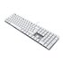 Cherry KC 200 MX tastiera Universale USB QWERTY Inglese Argento, Bianco