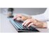 Cherry KW 9100 SLIM tastiera Universale RF senza fili + Bluetooth QWERTY Inglese Nero