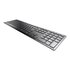 Cherry KW 9100 SLIM tastiera Universale RF senza fili + Bluetooth QWERTY Portoghese Nero, Grigio
