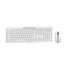 Cherry Stream Desktop Recharge tastiera Mouse incluso Universale RF Wireless QWERTY Inglese Grigio