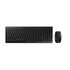 Cherry Stream Desktop Recharge tastiera Mouse incluso Universale RF Wireless QWERTZ Svizzere Nero