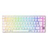 Cherry XTRFY K33 Compact Wireless tastiera Gaming USB + RF Wireless + Bluetooth AZERTY Francese Bianco