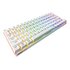 Cherry XTRFY K33 Compact Wireless tastiera Gaming USB + RF Wireless + Bluetooth QWERTY Inglese US Bianco