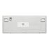 Cherry XTRFY K33 Compact Wireless tastiera Gaming USB + RF Wireless + Bluetooth QWERTZ Tedesco Bianco
