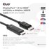 Club3D CAC-1087 cavo e adattatore video 3 m DisplayPort HDMI Nero