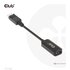 Club3D CAC-1088 cavo e adattatore video 0,21 m DisplayPort HDMI Nero
