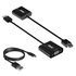 Club3D CAC-1302 cavo e adattatore video 0,5 m HDMI tipo A (Standard) VGA (D-Sub) Nero