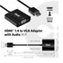 Club3D CAC-1302 cavo e adattatore video 0,5 m HDMI tipo A (Standard) VGA (D-Sub) Nero