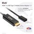 Club3D CAC-1333 cavo e adattatore video 0,22 m HDMI tipo A (Standard) USB tipo-C Nero