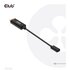 Club3D CAC-1333 cavo e adattatore video 0,22 m HDMI tipo A (Standard) USB tipo-C Nero