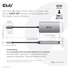 Club3D CAC-1510-A cavo e adattatore video USB tipo-C DVI