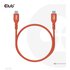 Club3D CAC-1511 cavo USB 1 m USB 2.0 USB C Arancione