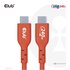 Club3D CAC-1511 cavo USB 1 m USB 2.0 USB C Arancione