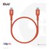 Club3D CAC-1511 cavo USB 1 m USB 2.0 USB C Arancione