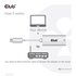 Club3D CAC-1519 adattatore per inversione del genere dei cavi USB-C RJ-45 Bianco