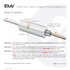 Club3D CAC-1519 adattatore per inversione del genere dei cavi USB-C RJ-45 Bianco