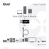 Club3D CAC-1525 adattatore per inversione del genere dei cavi USB A USB TYPE C Nero