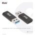 Club3D CAC-1525 adattatore per inversione del genere dei cavi USB A USB TYPE C Nero