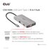 Club3D CSV-1594 replicatore di porte e docking station per laptop USB 3.2 Gen 1 (3.1 Gen 1) Type-C Nero, Grigio