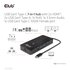 Club3D CSV-1595 hub di interfaccia USB 3.2 Gen 1 (3.1 Gen 1) Type-C 5000 Mbit/s Nero