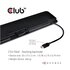Club3D USB 3.2 Gen 1 C Triple Display Dynamic 100W PD Charging Dock The 5 X USB-A Ports Docking USB 3.2 Gen 1 Type-C Nero