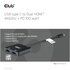 Club3D USB Type-C a Dual HDMI 4K60Hz + PD 100 Watt - Doppia HDMI Sdoppiatore