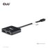 Club3D USB Type-C a Dual HDMI 4K60Hz + PD 100 Watt - Doppia HDMI Sdoppiatore