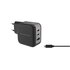 CONCEPTRONIC ALTHEA17B Caricabatterie per dispositivi mobili Universale Nero AC Ricarica rapida Interno