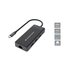 CONCEPTRONIC DONN14G replicatore di porte e docking station per notebook Cablato USB 3.2 Gen 1 (3.1 Gen 1) Type-C Grigio