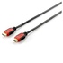 CONCEPTRONIC Equip 119342 cavo HDMI 2 m HDMI tipo A (Standard) Nero, Rosso