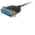 CONCEPTRONIC Equip 133383 cavo di interfaccia e adattatore USB 2.0 IEEE1284 Nero