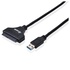 CONCEPTRONIC Equip 133471 cavo di interfaccia e adattatore USB 3.0 A SATA Nero