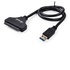 CONCEPTRONIC Equip 133471 cavo di interfaccia e adattatore USB 3.0 A SATA Nero