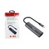 CONCEPTRONIC Equip 133486 hub di interfaccia USB tipo-C 1000 Mbit/s Nero, Grigio