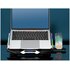 CONCEPTRONIC ERGO Cooling Pad Base di raffreddamento per laptop da gaming a 6 ventole con porta smartphone, RGB - Fino a 17