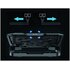 CONCEPTRONIC ERGO Cooling Pad Base di raffreddamento per laptop da gaming a 6 ventole con porta smartphone, RGB - Fino a 17