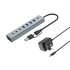 CONCEPTRONIC HUBBIES20GP hub di interfaccia USB 3.2 Gen 1 (3.1 Gen 1) Type-C 5000 Mbit/s Grigio