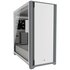5000D Tempered Glass Mid-Tower, White