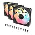 Corsair Confezione da tre ventole PWM con rotori inversi da 120 mm RS120-R ARGB