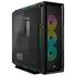 Corsair iCUE 5000T RGB Tempered Glass Mid-Tower Smart Case, Black