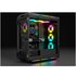 Corsair iCUE 5000T RGB Tempered Glass Mid-Tower Smart Case, Black