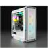Corsair iCUE 5000T RGB Tempered Glass Mid-Tower Smart Case, White Scatola aperta Confezione originale aperta DIFETTO NELLA CHIUSURA PANNELLO POSTERIORE