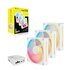 Corsair iCUE LINK LX120-R RGB 12 cm Bianco 3 pz