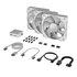 Corsair iCUE LINK RX120 RGB 12 cm Bianco 3 pz