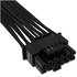 Corsair PCIe Gen5 12+4 pin con guaina premium 12VHPWR 600 W - nero
