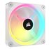 Corsair Starter Kit per ventole PWM per PC da 120 mm iCUE LINK QX120 RGB con iCUE LINK System Hub - Bianco White