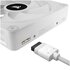 Corsair Starter Kit per ventole PWM per PC da 120 mm iCUE LINK QX120 RGB con iCUE LINK System Hub - Bianco White