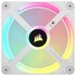 Corsair Starter Kit per ventole PWM per PC da 120 mm iCUE LINK QX120 RGB con iCUE LINK System Hub - Bianco White